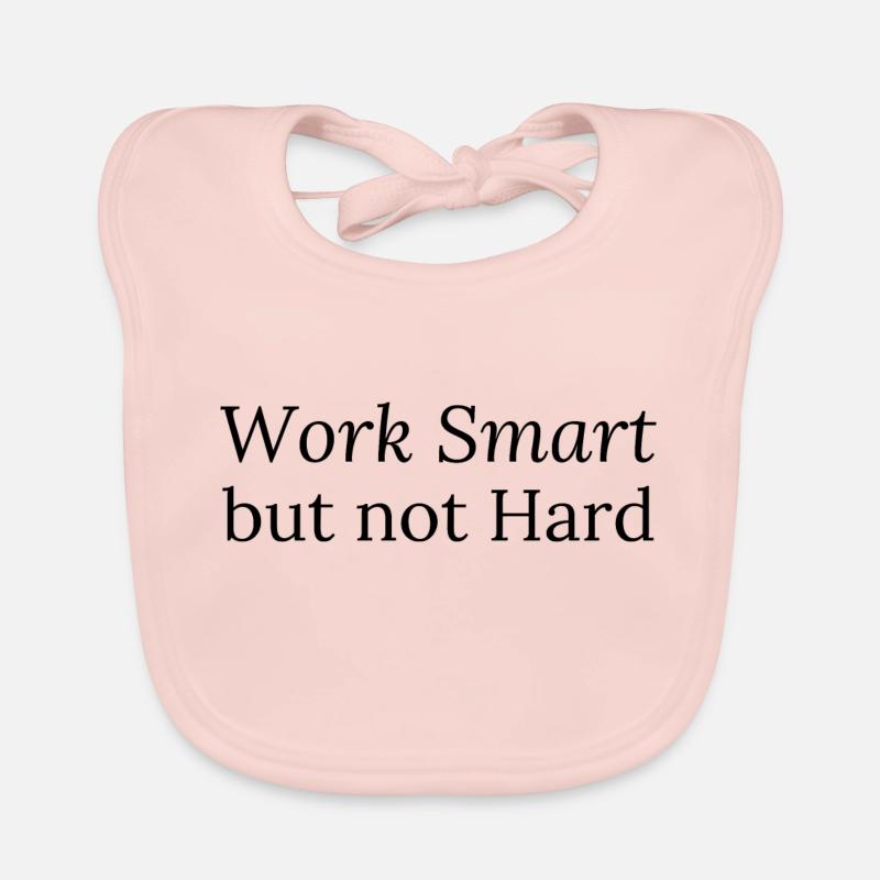 Work Smart but not Hard Baby Bio-Lätzchen