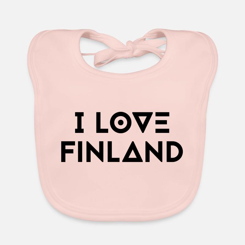 J’AIME LA FINLANDE Bavoir bio Bébé