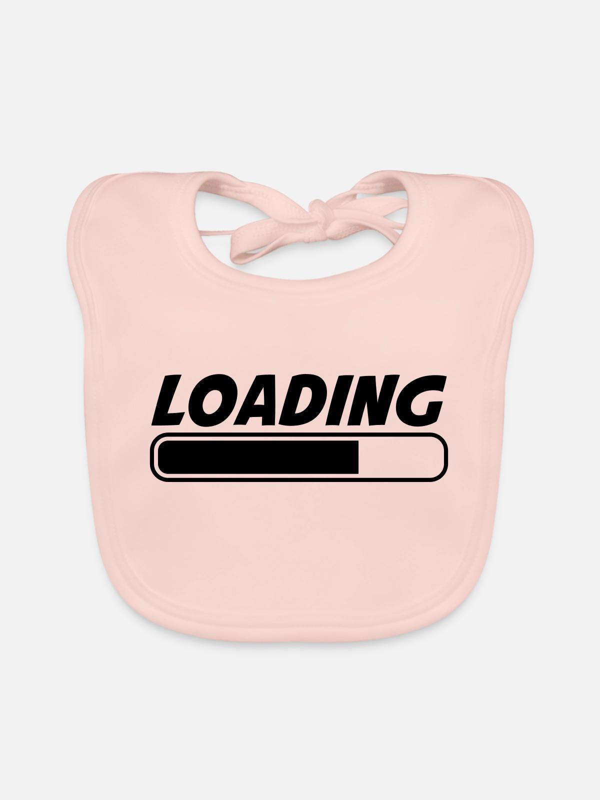 loading - Baby Bio-Lätzchen - Rose - Vorne