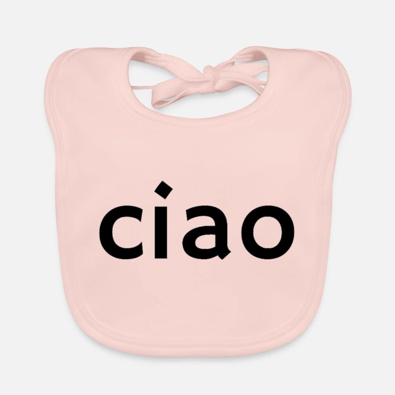 Ciao – Design de salutation italien classique Bavoir bio Bébé