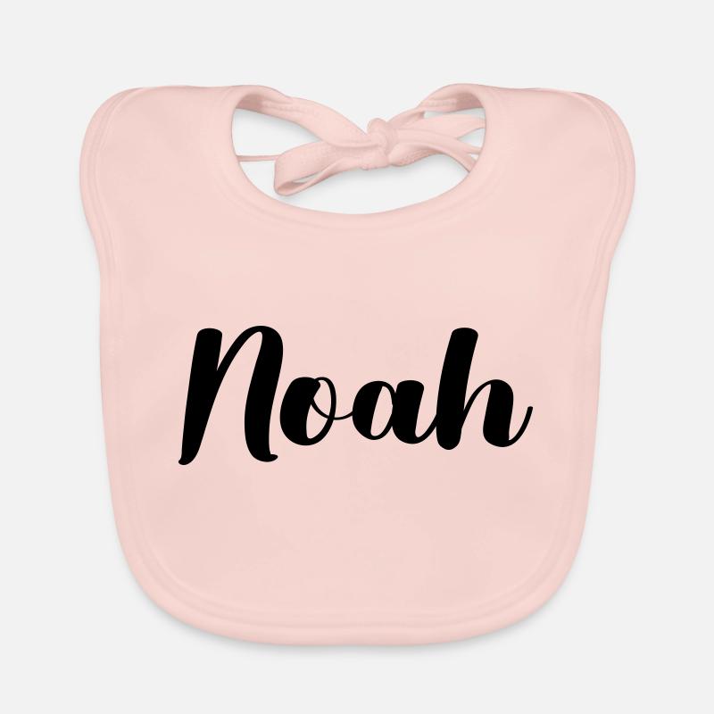 noah - Baby Bio-Lätzchen - Rose