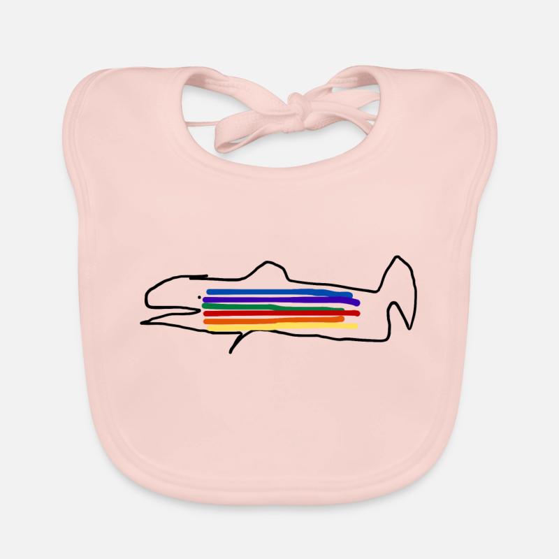 Rainbow Trout Trout Fish Organic Baby Bibs