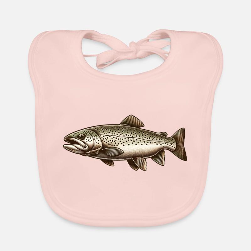 Forelle Baby Bio-Lätzchen