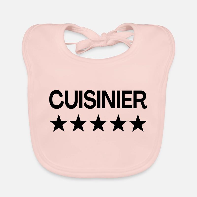 Cuisinier 5 Étoiles Bavoir bio Bébé