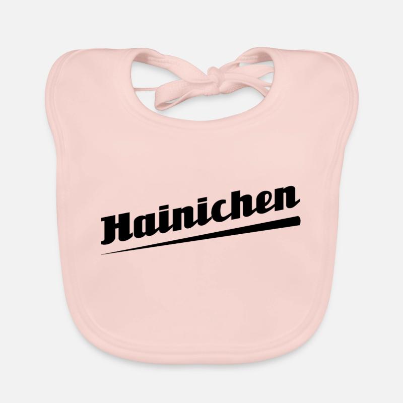 Hainichen - Conception de texte avec des noms de villes Bavoir bio Bébé