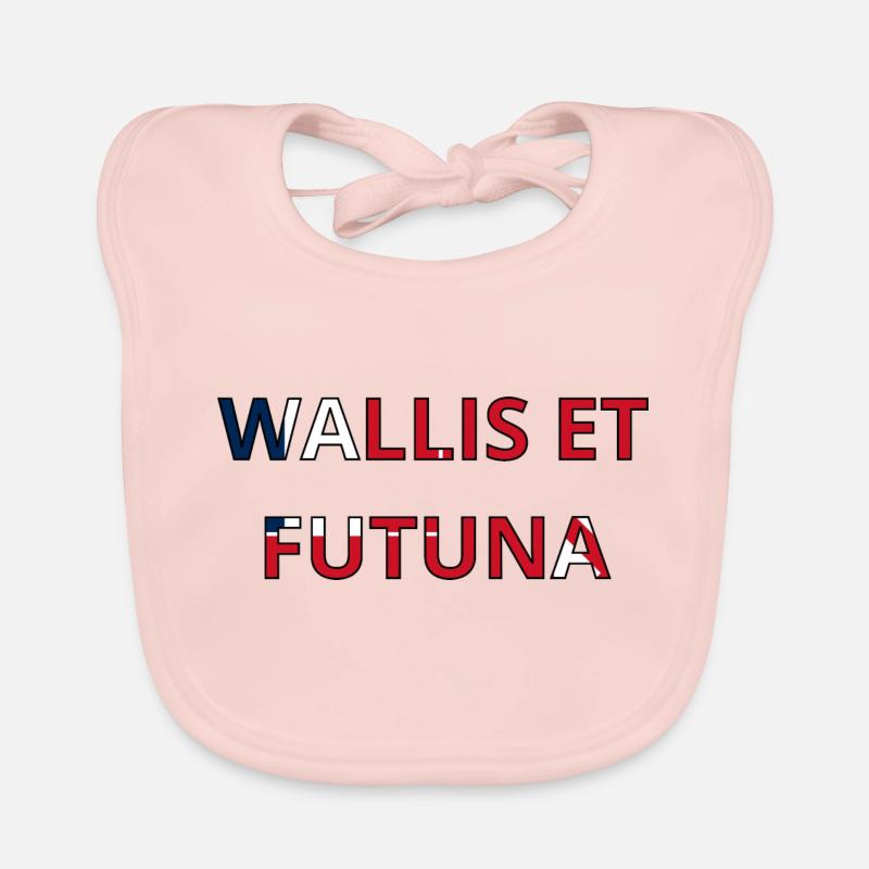 Drapeau Wallis et Futuna Bavoir bio Bébé