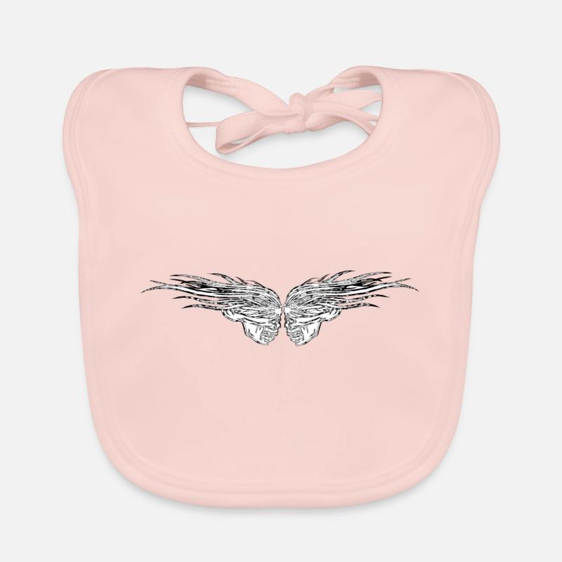 Schädel Baby Bio-Lätzchen