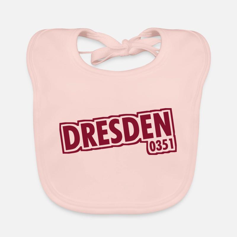 Dresden - 0351 - Area Code - Saxony Organic Baby Bibs
