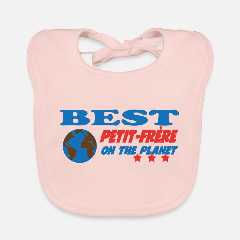 Bester kleiner Bruder der Welt Baby Bio-Lätzchen
