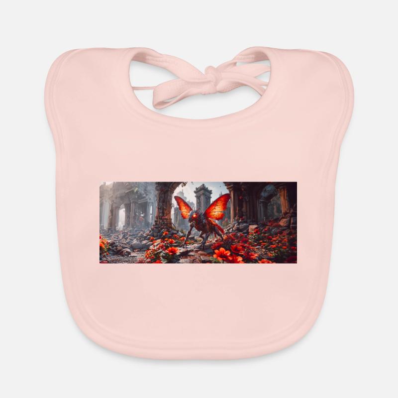 L’avènement du monstre mutant papillon géant Apocalypes Bavoir bio Bébé