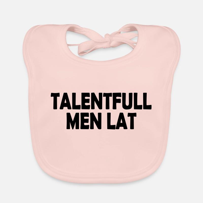 talented but lazy Organic Baby Bibs