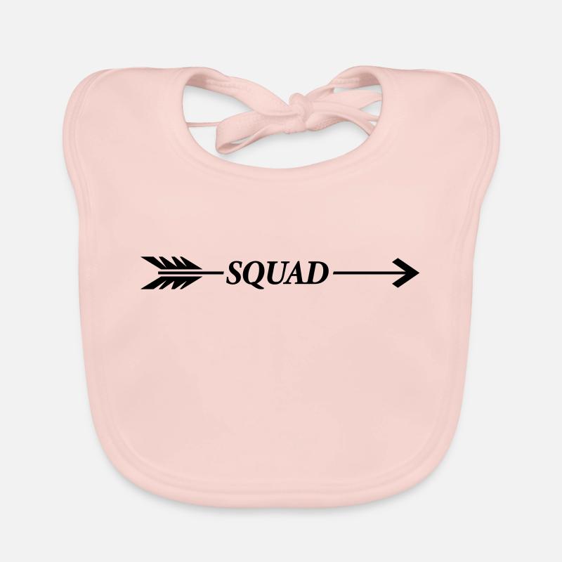 squad pfeil Baby Bio-Lätzchen