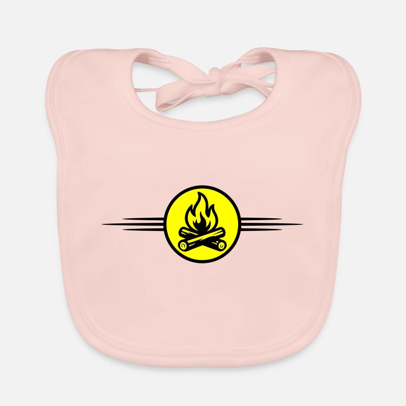 Feu Feu Icône Feu Bavoir bio Bébé