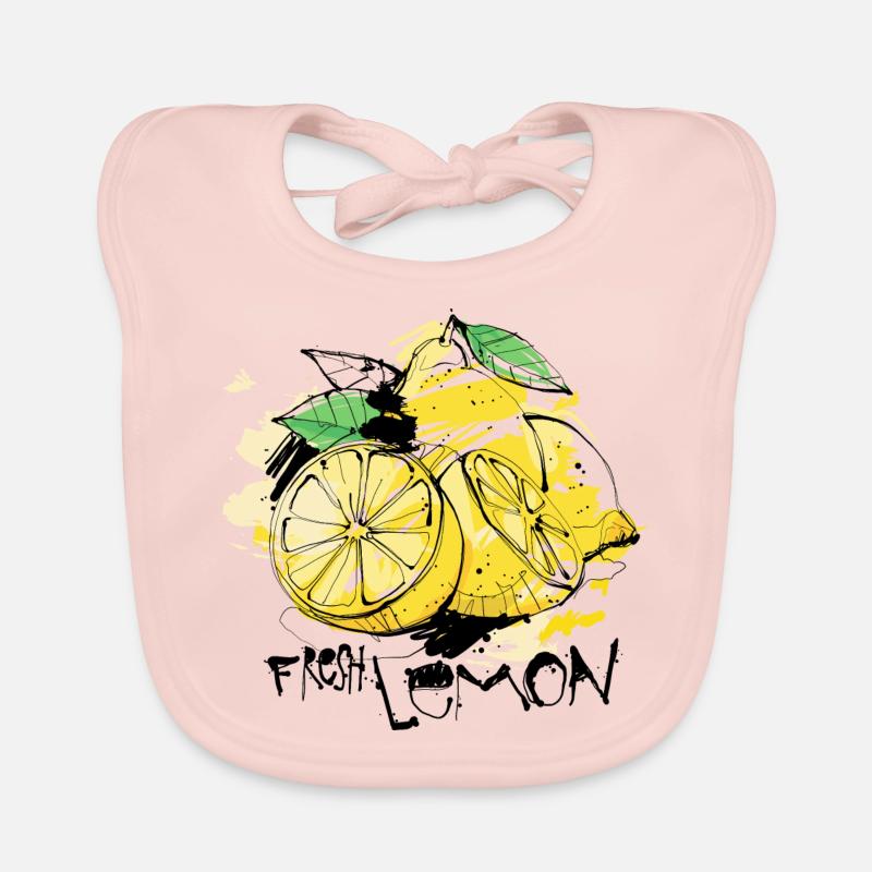 Fruit de citron Bavoir bio Bébé