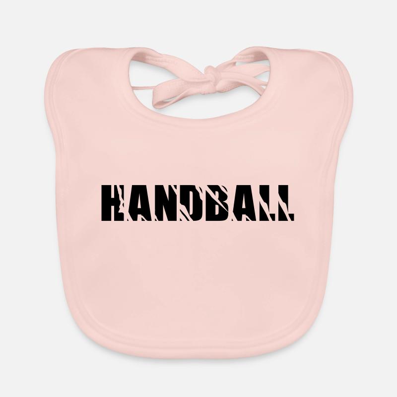 handball - Baby Bio-Lätzchen - Rose