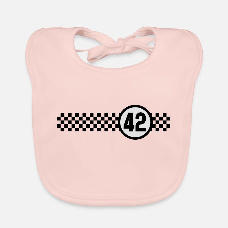 Racing 42 - Baby Bio-Lätzchen - Rose