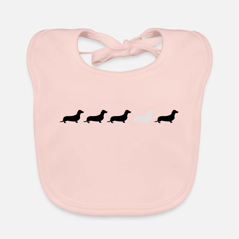 Dackel Baby Bio-Lätzchen