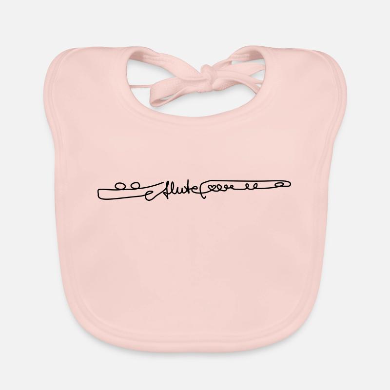 one line c flute Baby Bio-Lätzchen