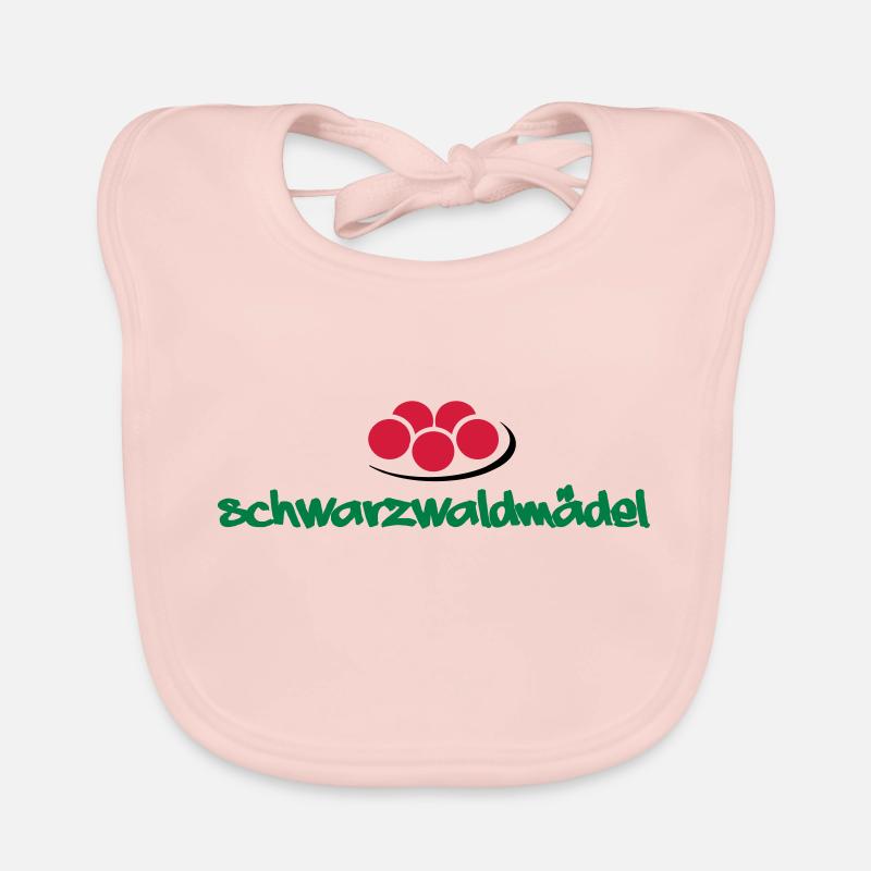 Schwarzwald-Mädel Baby Bio-Lätzchen
