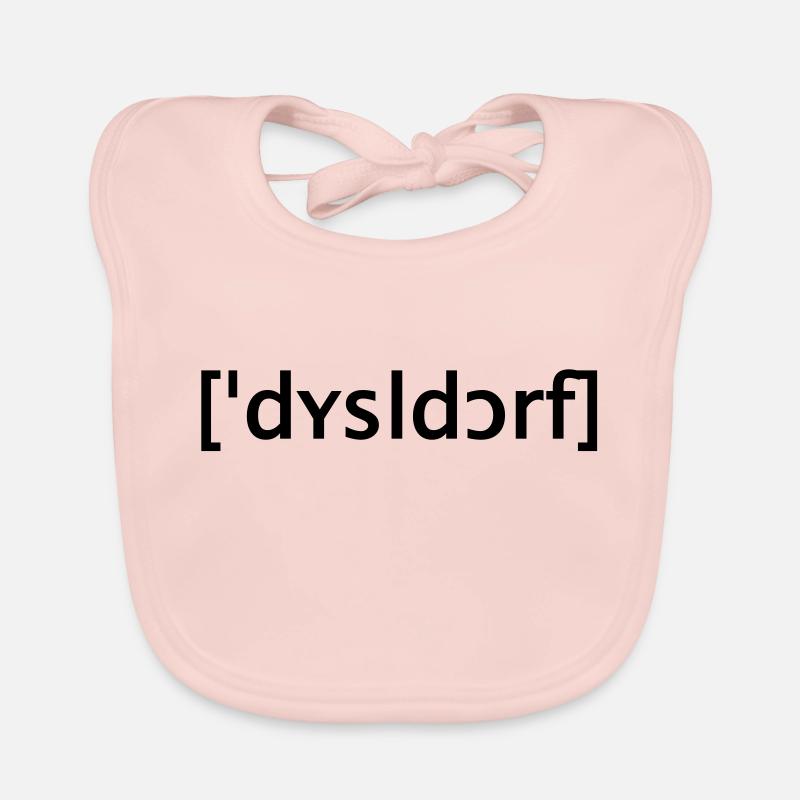 Dusseldorf écrit fort Bavoir bio Bébé