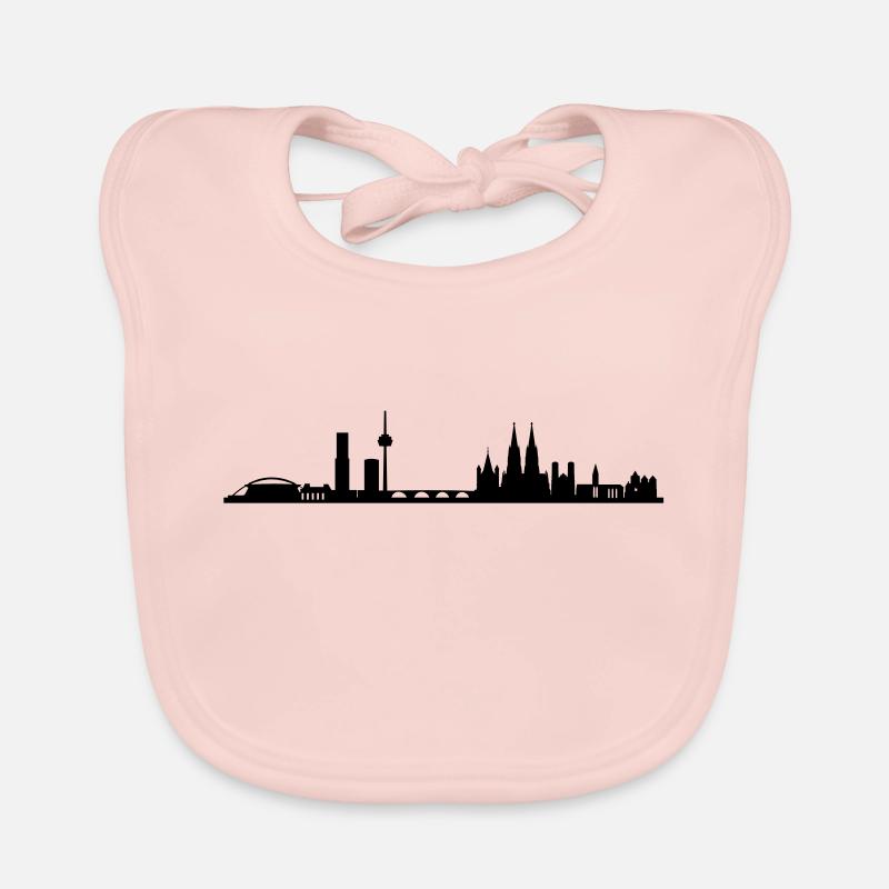 Skyline Cologne Bavoir bio Bébé