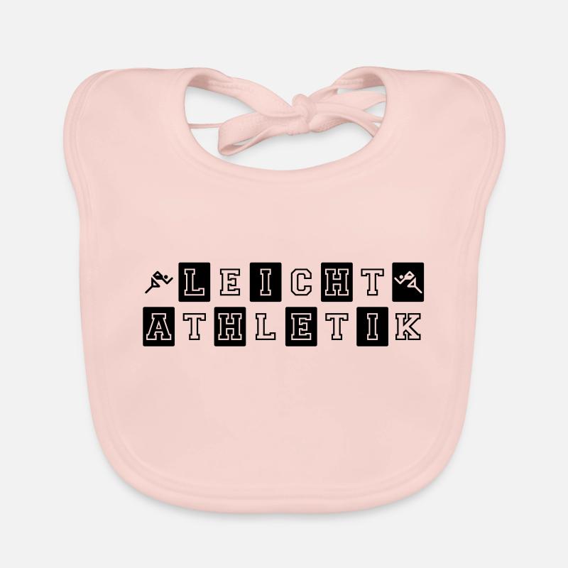 tuiles d'athlétisme Bavoir bio Bébé