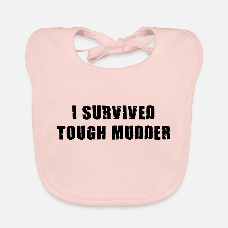 I survived Tough Mudder Baby Bio-Lätzchen