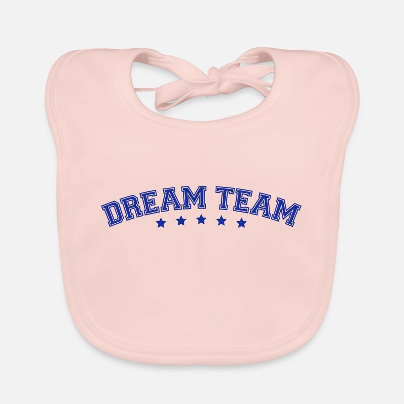 Text Bogen Design Freunde Pärchen Paar Dream Team Baby Bio-Lätzchen