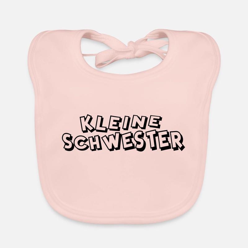 Kleine Schwester Baby Bio-Lätzchen