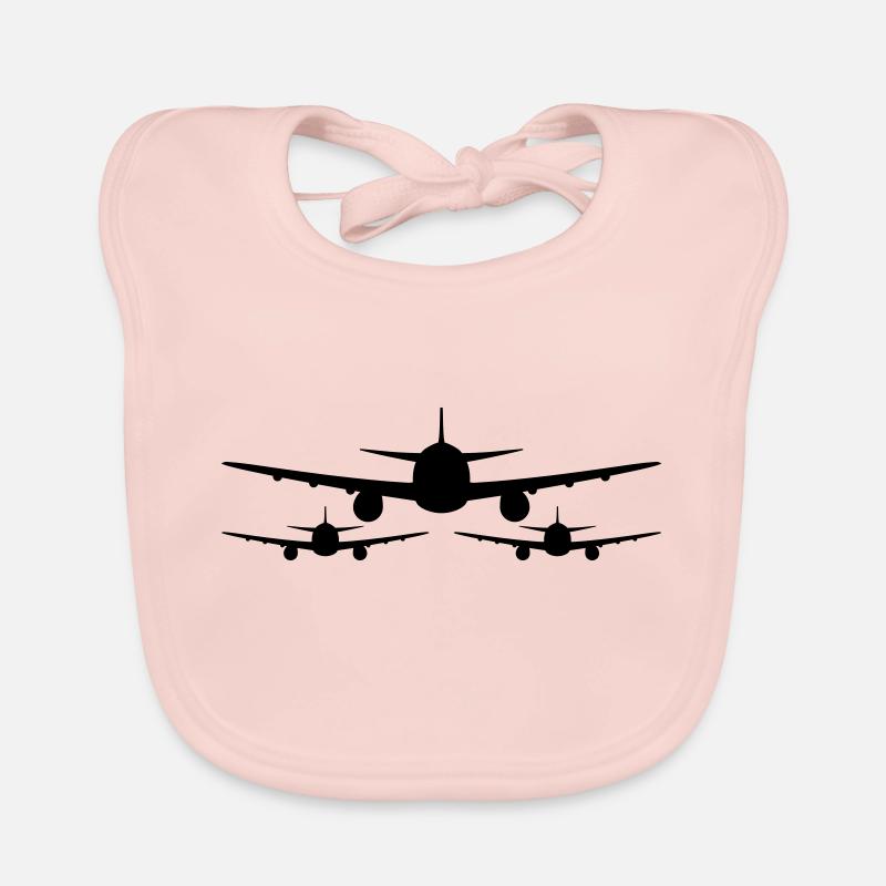 3 aviateur équipe équipage escadrons avant avant a Bavoir bio Bébé