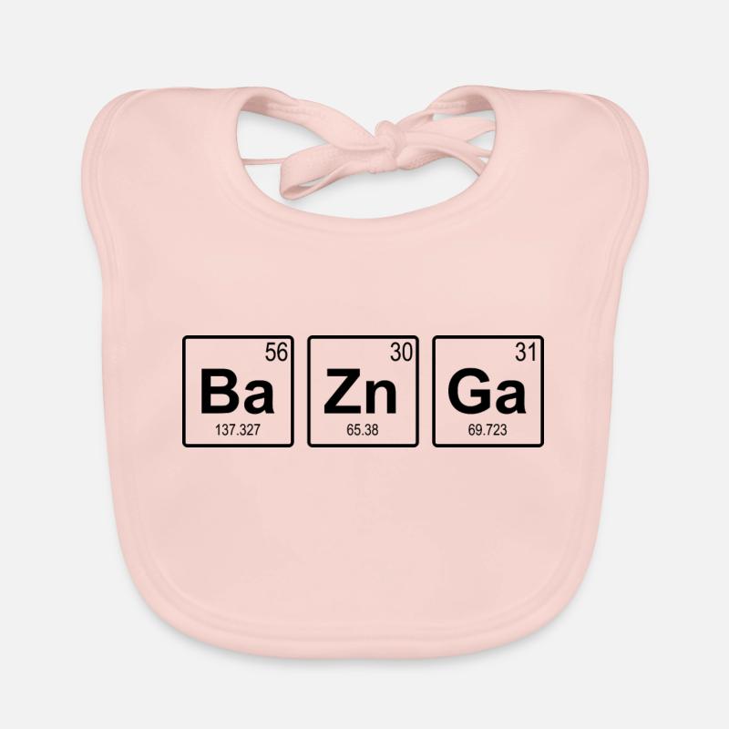Periodic Table Elements Ba Zn Ga BaZnGa Theory Organic Baby Bibs