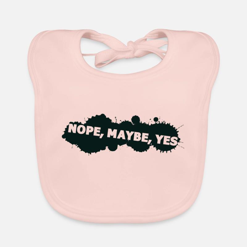 nope maybe yes Organic Baby Bibs