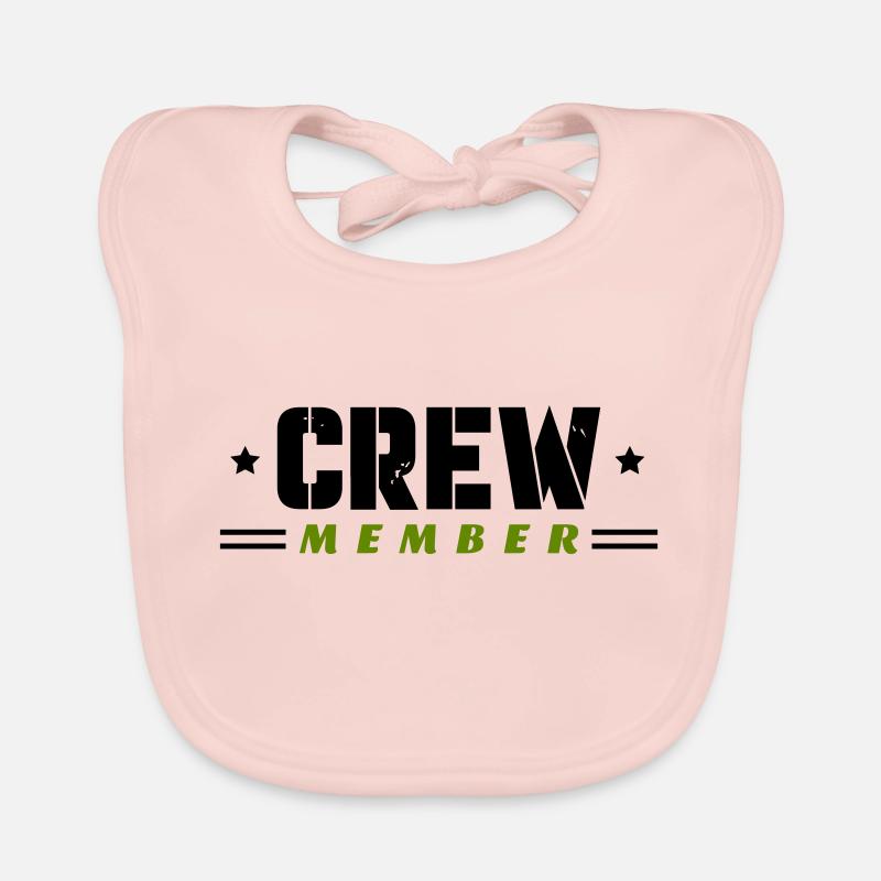 Crew Member Organic Baby Bibs