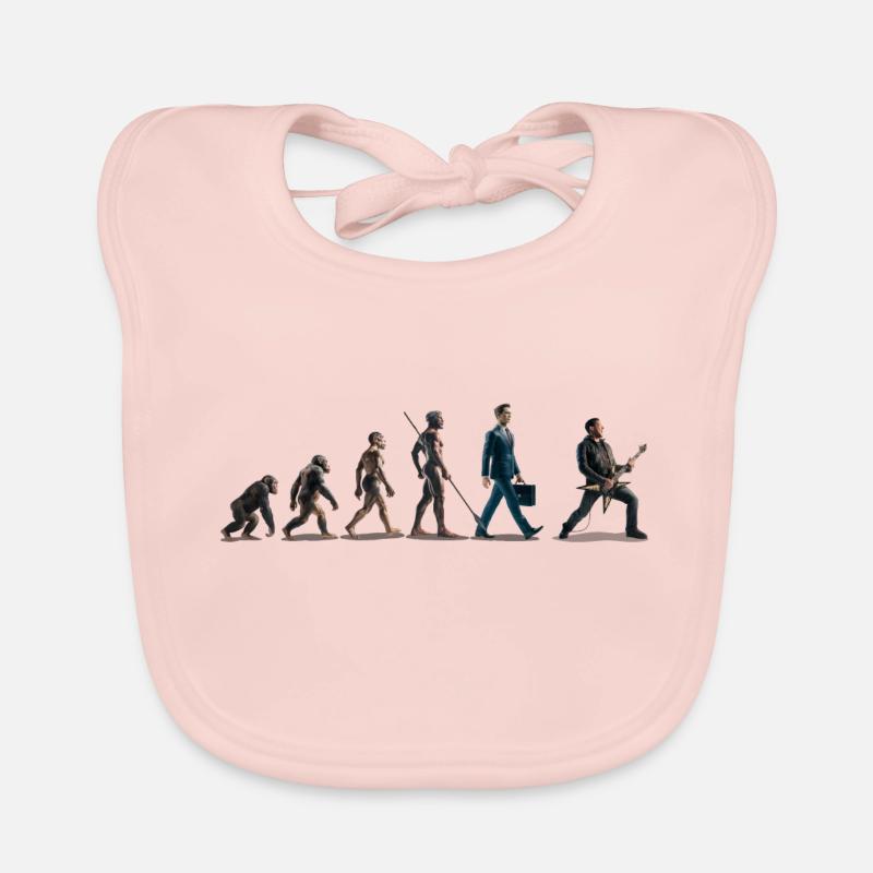 Evolution Guitariste 06 2024 4 Bavoir bio Bébé