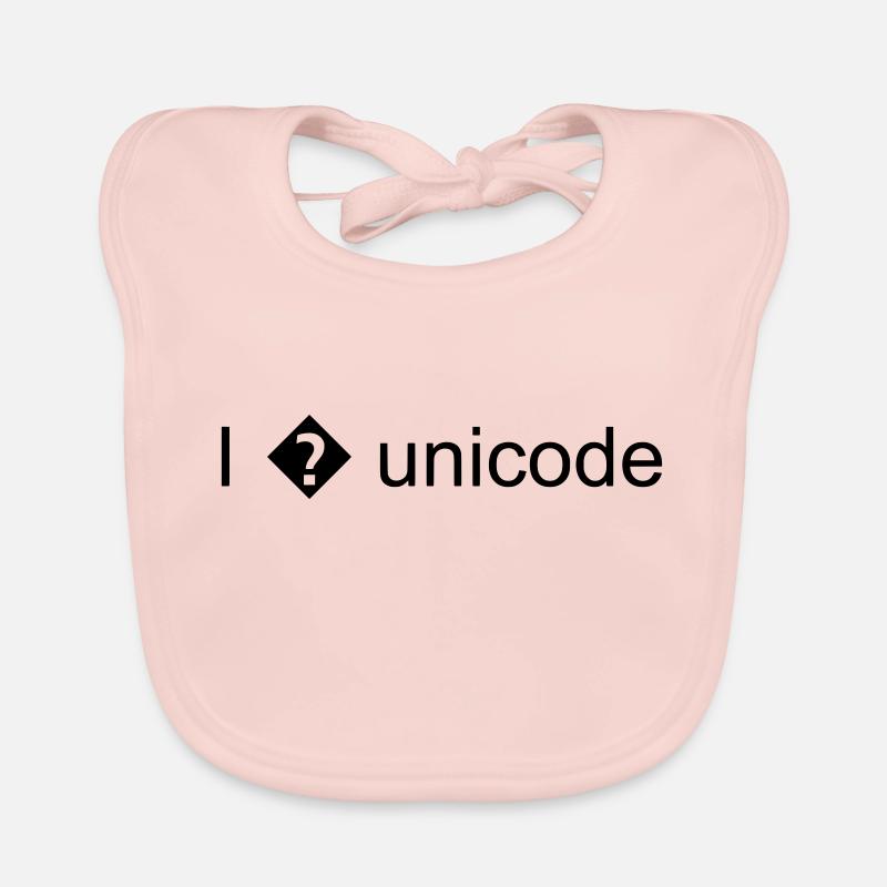 I(love)unicode Bavoir bio Bébé