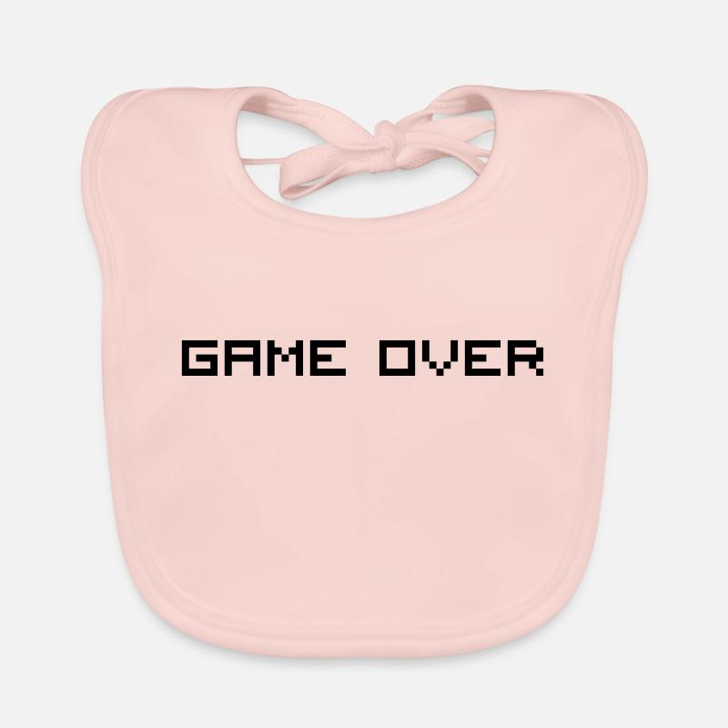 Game Over Organic Baby Bibs