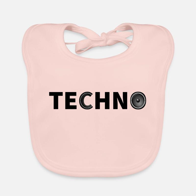 Techno Bass Baby Bio-Lätzchen