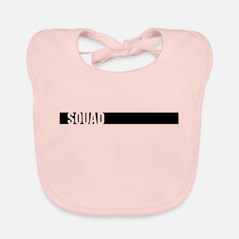 Équipe de chef d’escouade strip Bavoir bio Bébé
