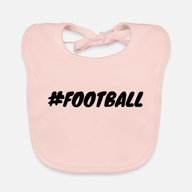 FUSSBALL Geschenkidee Humor Baby Bio-Lätzchen