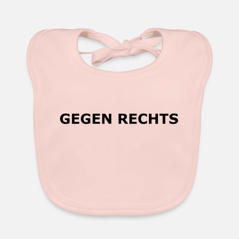 GEGEN RECHTS Baby Bio-Lätzchen