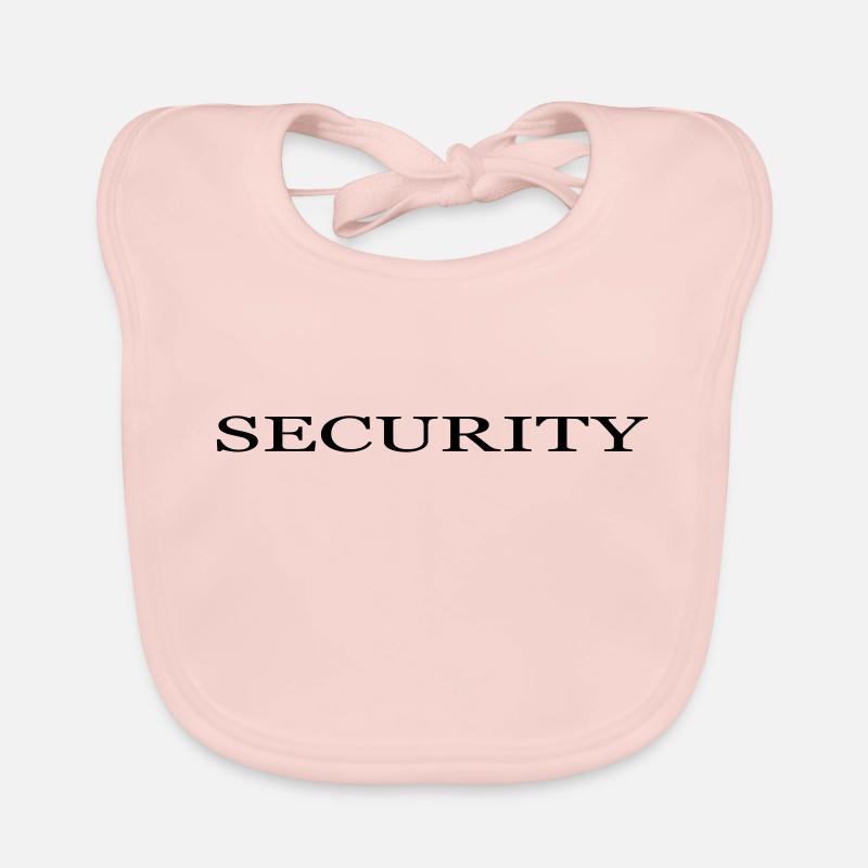 security Sicherheitsdienst Baby Bio-Lätzchen