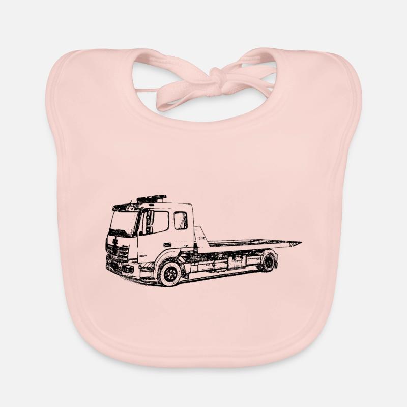 Abschleppwagen Abschleppdienst Abschleppservice Baby Bio-Lätzchen