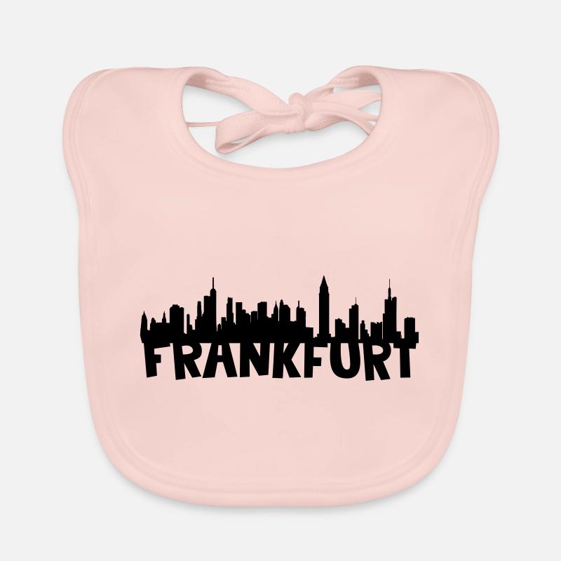 Frankfurt Skyline Baby Bio-Lätzchen