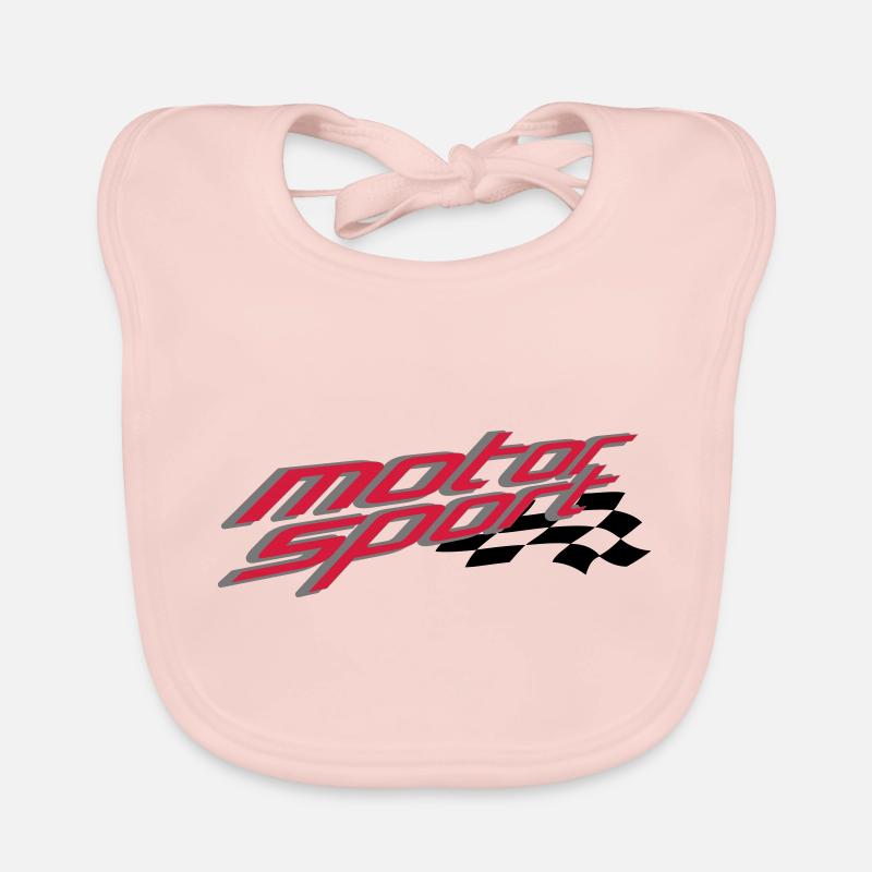 Course automobile Bavoir bio Bébé