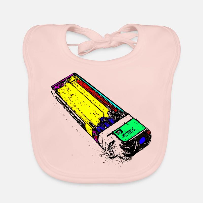 Colorful lighter Organic Baby Bibs