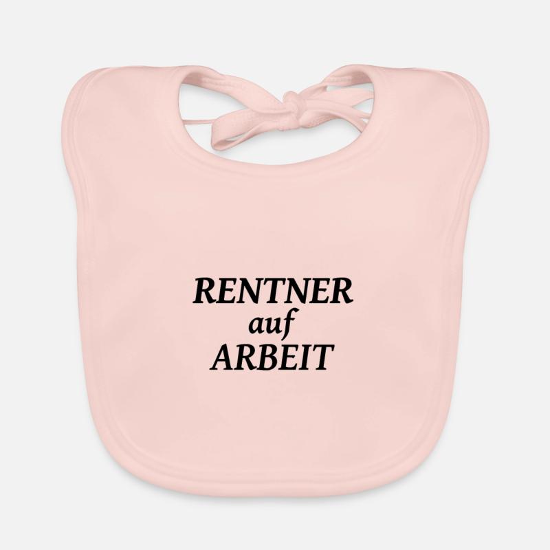 Pensioners on work Organic Baby Bibs