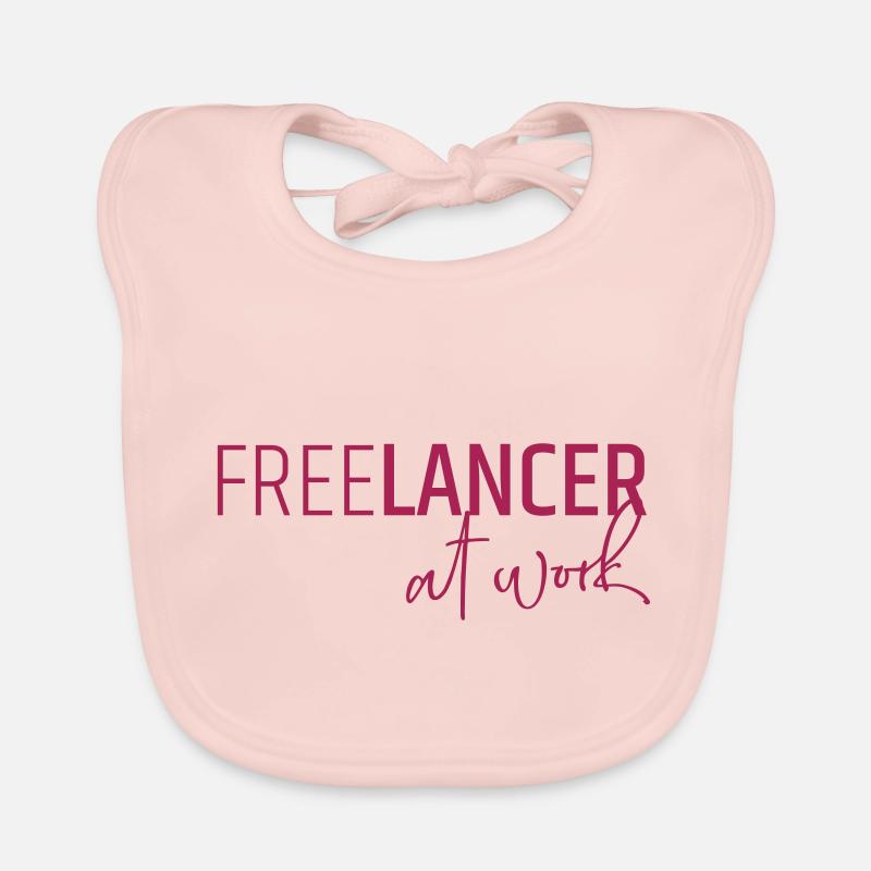 Freelancer at work Organic Baby Bibs