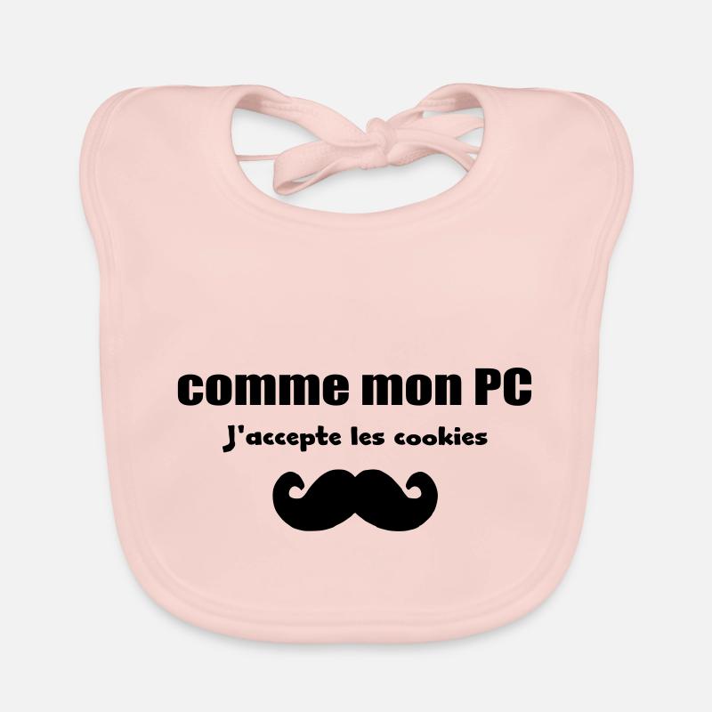 comme mon pc Bavoir bio Bébé