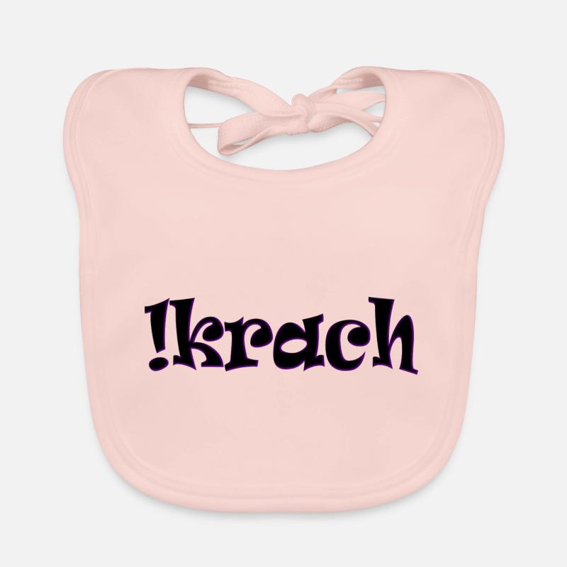 Krach - Baby Bio-Lätzchen - Rose