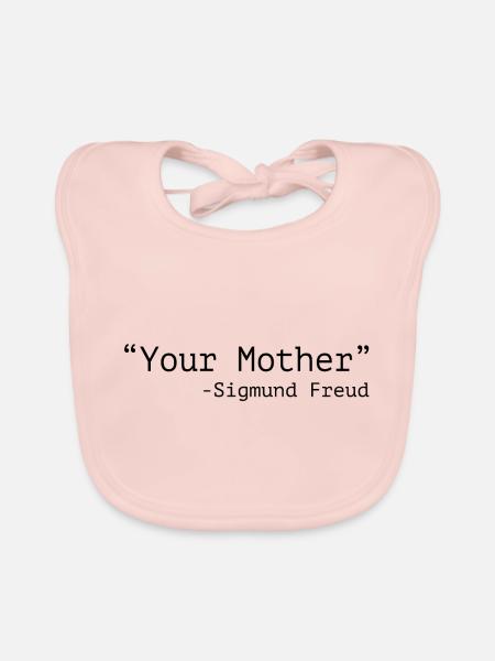 Freud - Baby Bio-Lätzchen - Rose - Vorne
